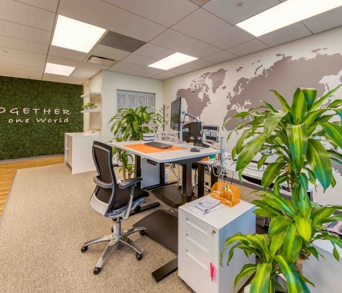 Spacious Open Offices For Branding And Signage