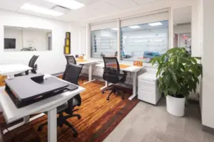 Private Office for rent in Jersey City for growing teams seeking privacy, collaboration or are simply a large team looking for best workspace solutions.