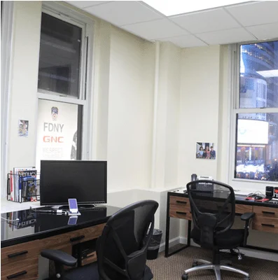 WorkSocial's Private Office NYC is well-furnished with supreme functionality, ergonomic comforts, and a brilliantly equipped business support ecosystem.